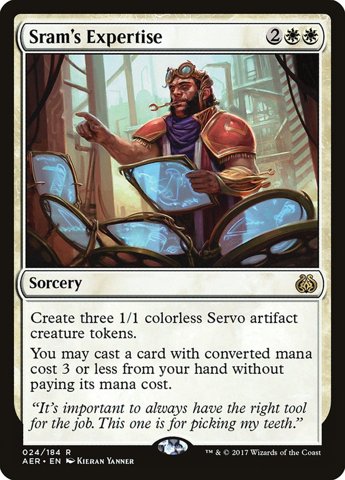 Sram's Expertise [Aether Revolt] | PLUS EV GAMES 