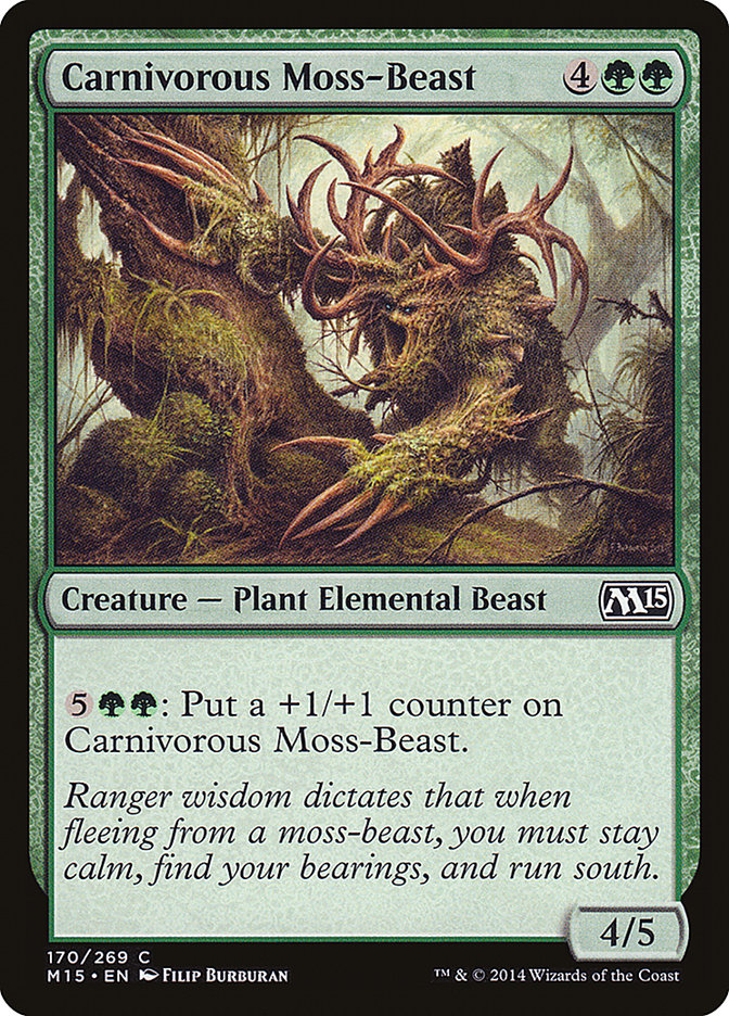 Carnivorous Moss-Beast [Magic 2015] | PLUS EV GAMES 