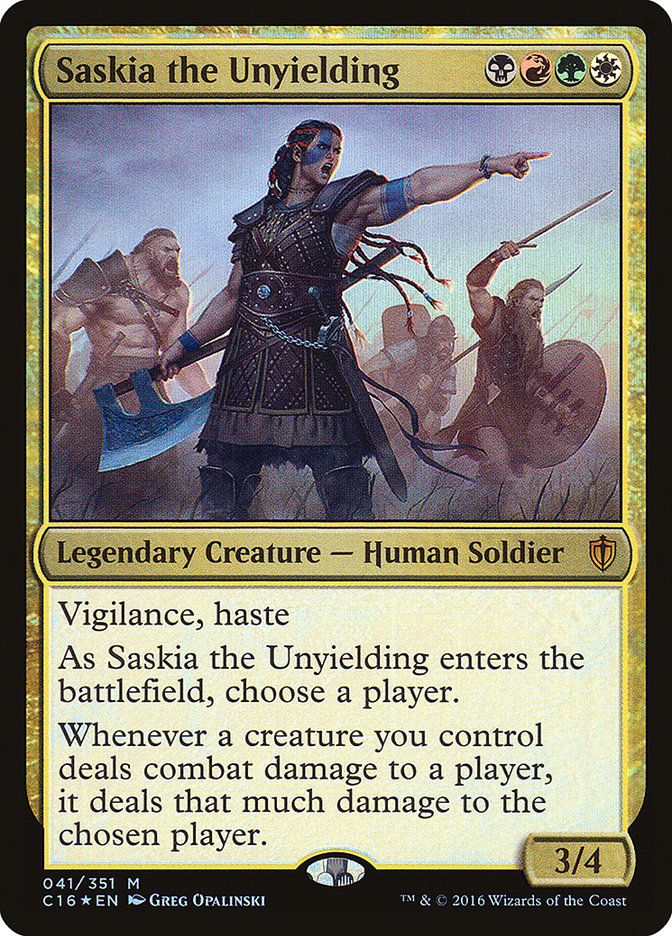 Saskia the Unyielding [Commander 2016] | PLUS EV GAMES 