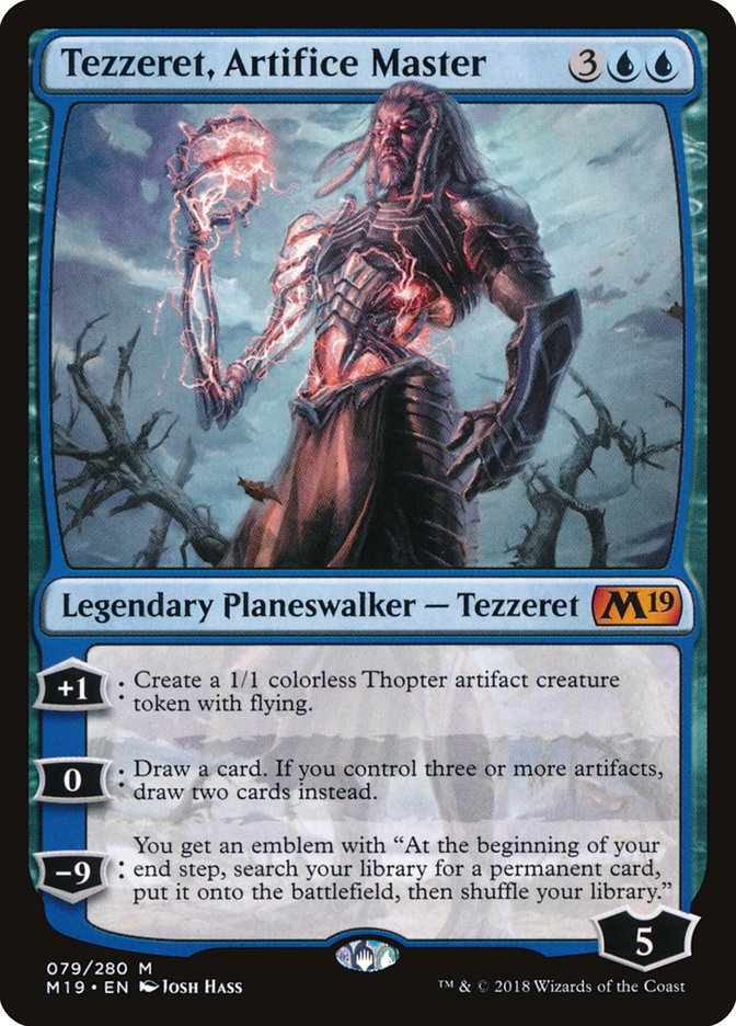 Tezzeret, Artifice Master [Core Set 2019] | PLUS EV GAMES 