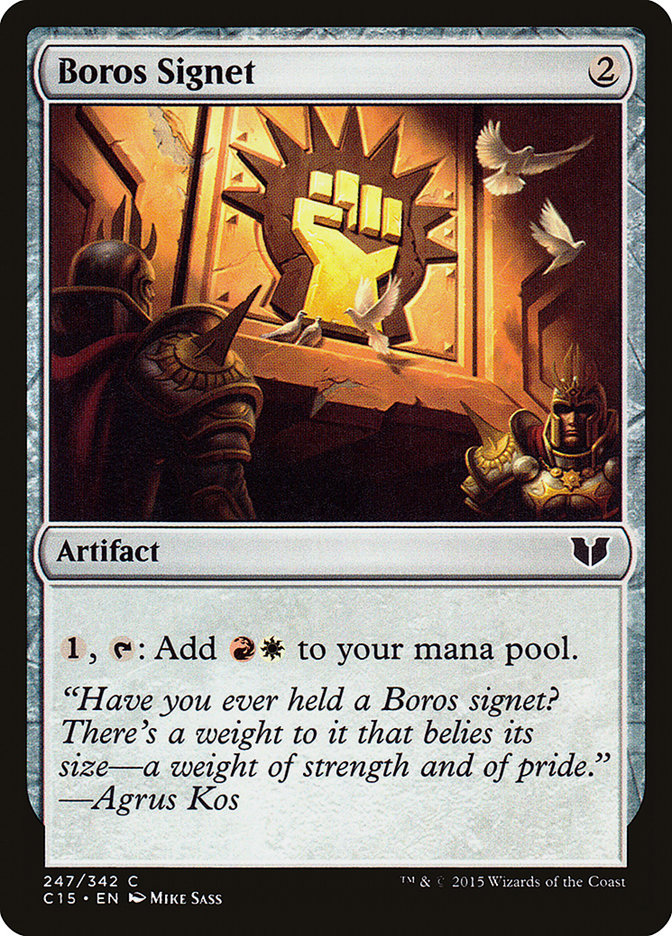 Boros Signet [Commander 2015] | PLUS EV GAMES 