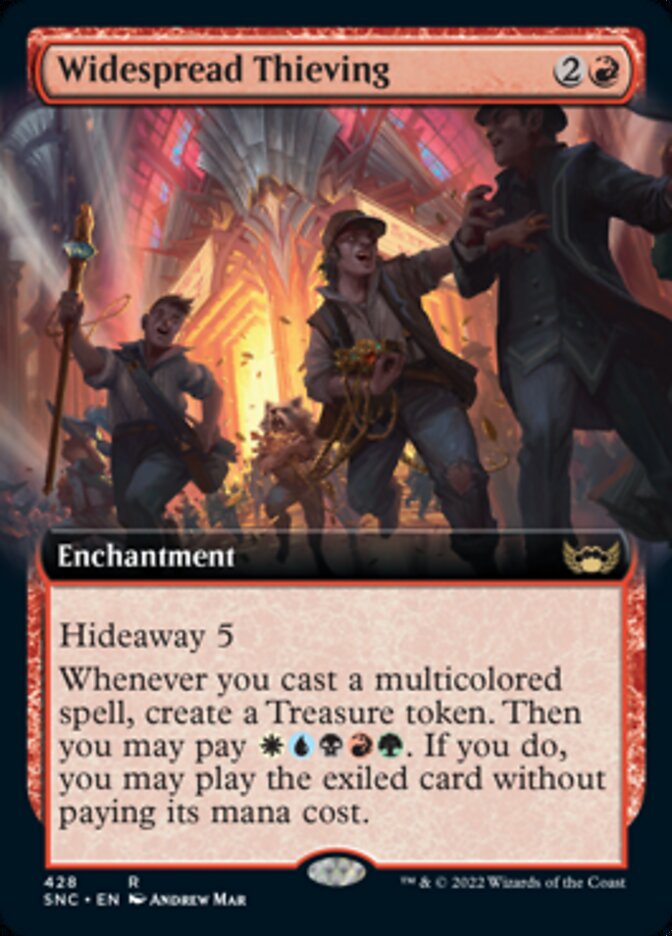 Widespread Thieving (Extended Art) [Streets of New Capenna] | PLUS EV GAMES 