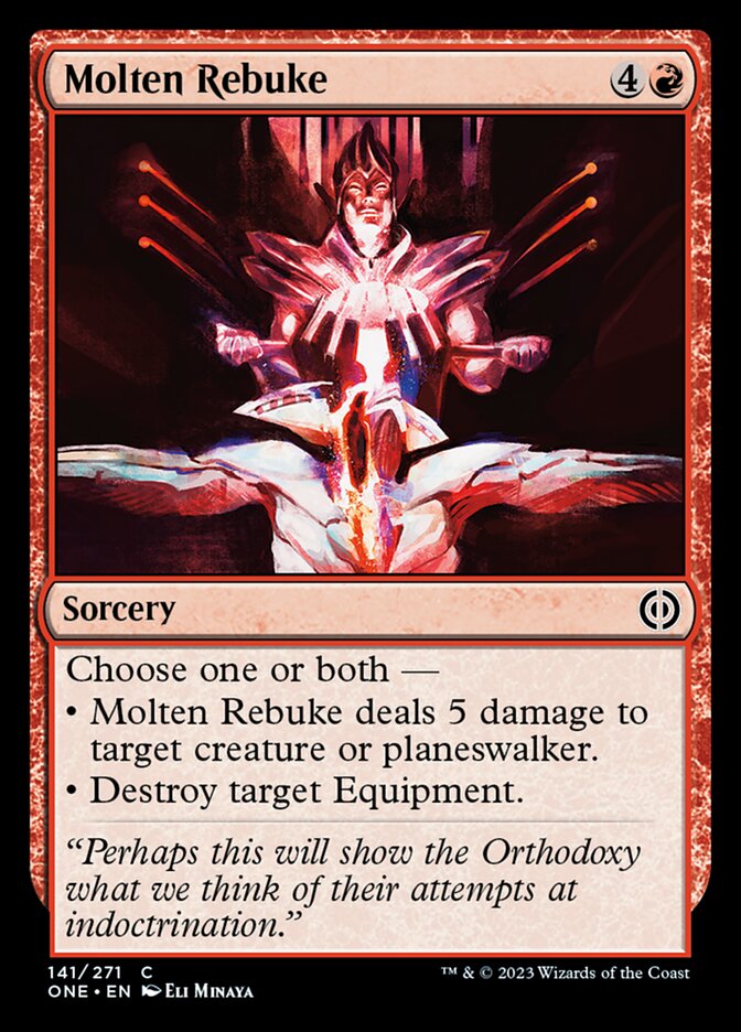 Molten Rebuke [Phyrexia: All Will Be One] | PLUS EV GAMES 