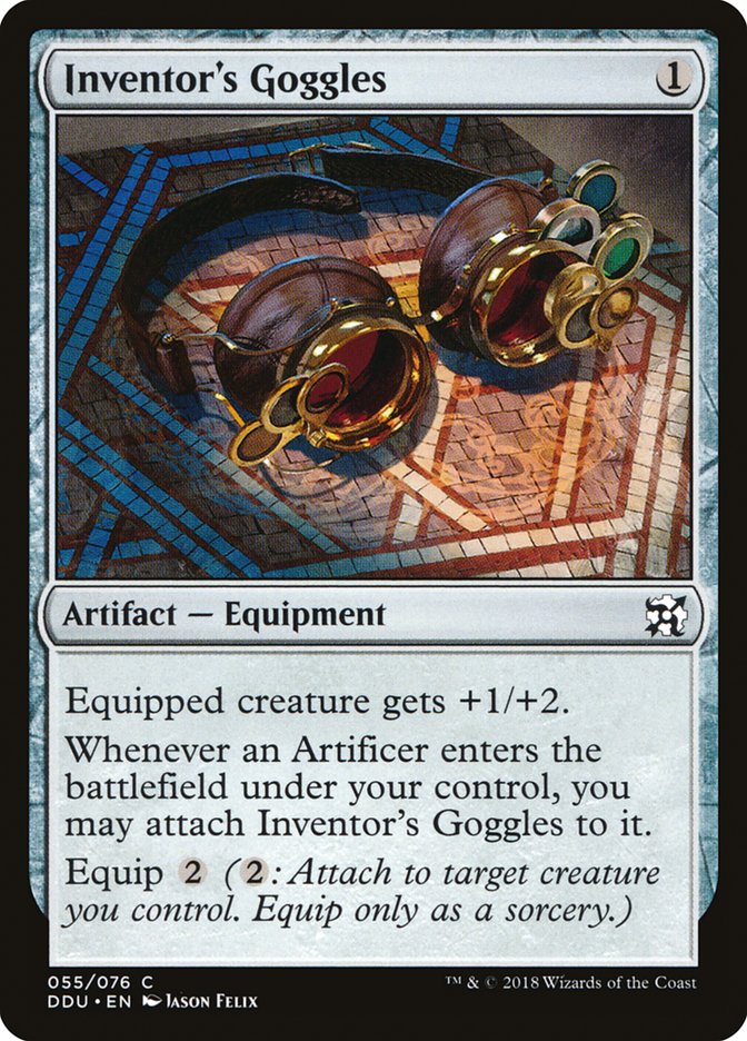 Inventor's Goggles [Duel Decks: Elves vs. Inventors] | PLUS EV GAMES 