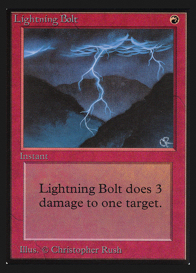Lightning Bolt [International Collectors’ Edition] | PLUS EV GAMES 