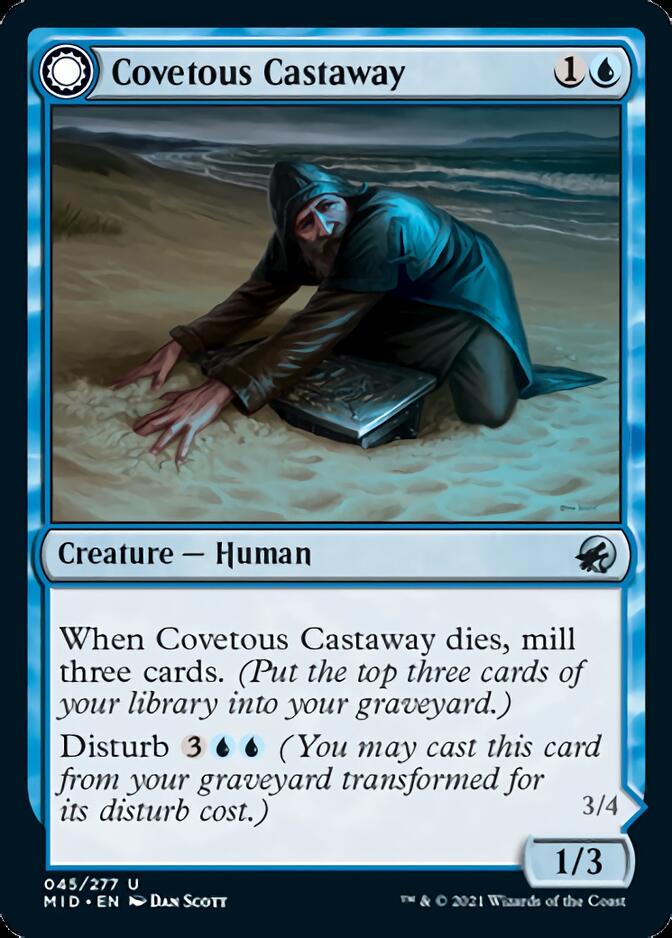 Covetous Castaway // Ghostly Castigator [Innistrad: Midnight Hunt] | PLUS EV GAMES 