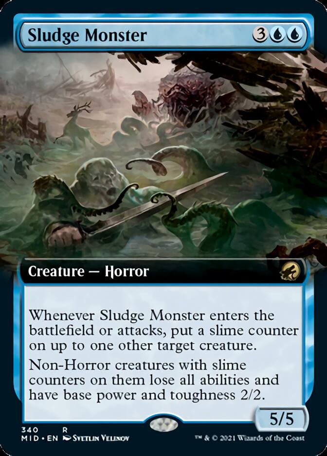 Sludge Monster (Extended) [Innistrad: Midnight Hunt] | PLUS EV GAMES 