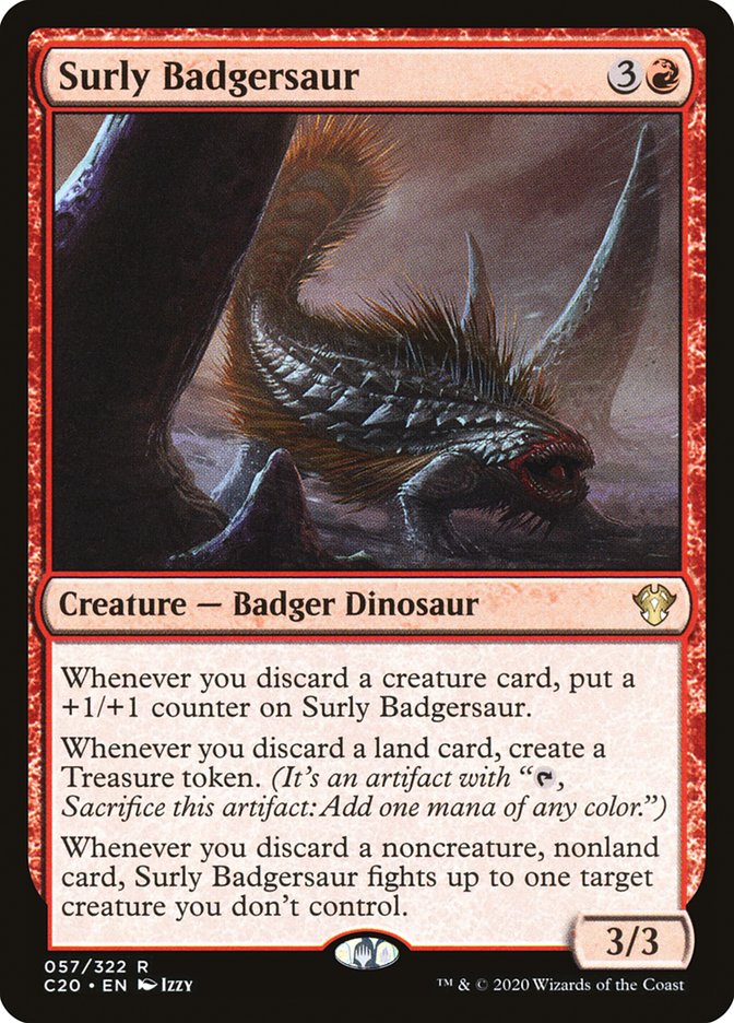 Surly Badgersaur [Commander 2020] | PLUS EV GAMES 