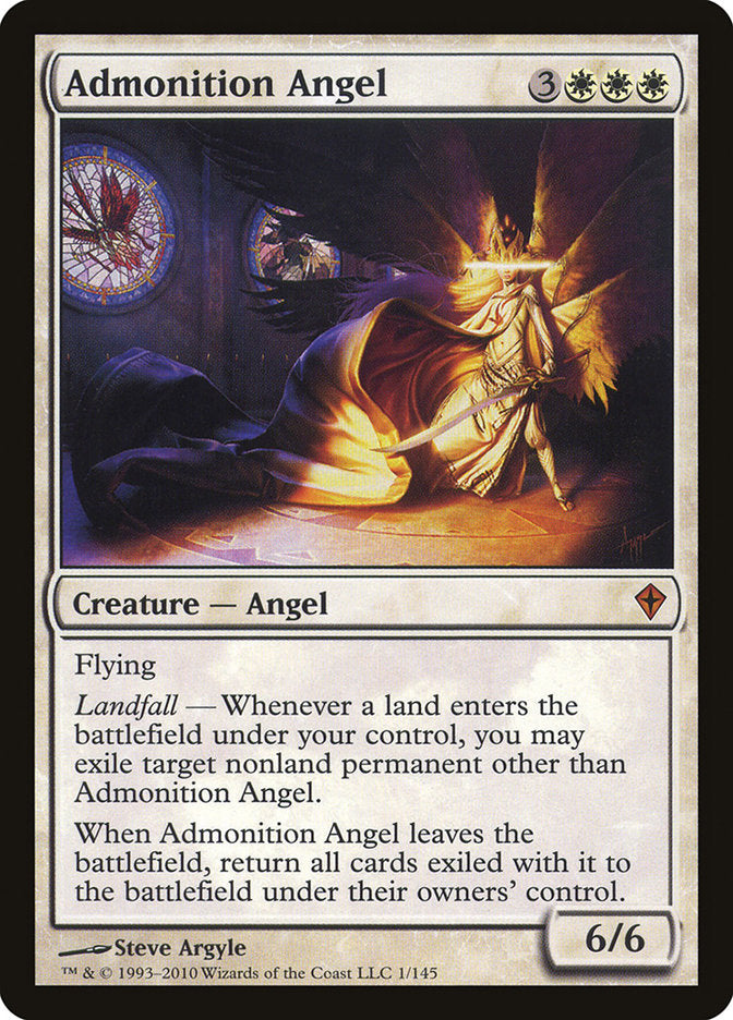 Admonition Angel [Worldwake] | PLUS EV GAMES 