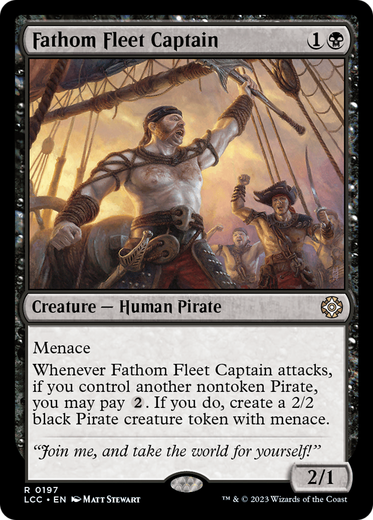 Fathom Fleet Captain [The Lost Caverns of Ixalan Commander] | PLUS EV GAMES 