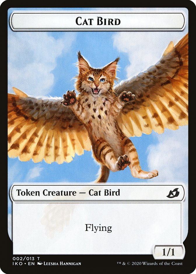 Cat Bird [Ikoria: Lair of Behemoths Tokens] | PLUS EV GAMES 