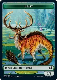 Beast (010) // Hydra Double-sided Token [Commander 2020 Tokens] | PLUS EV GAMES 