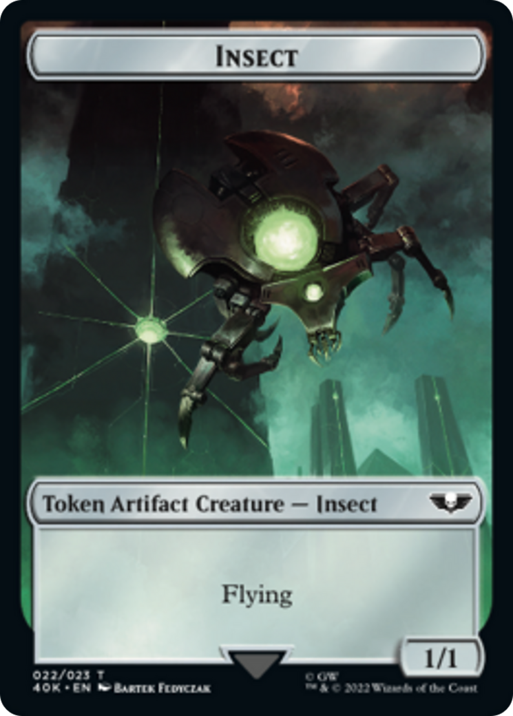 Necron Warrior // Insect [Universes Beyond: Warhammer 40,000 Tokens] | PLUS EV GAMES 