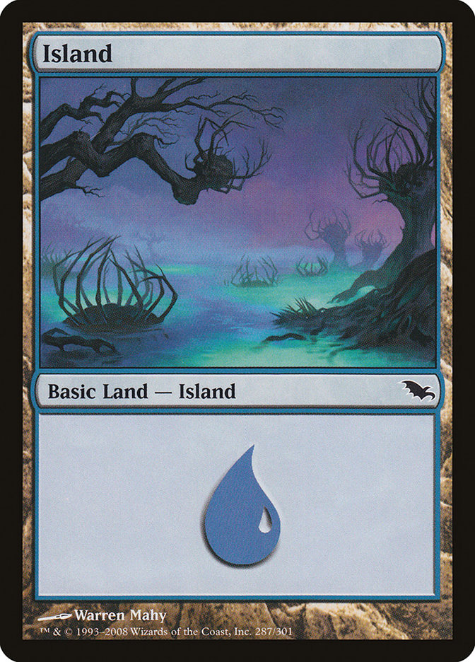 Island (287) [Shadowmoor] | PLUS EV GAMES 