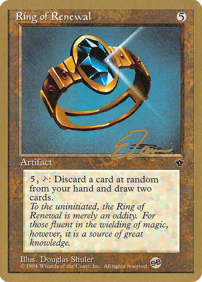 Ring of Renewal (Eric Tam) (SB) [Pro Tour Collector Set] | PLUS EV GAMES 