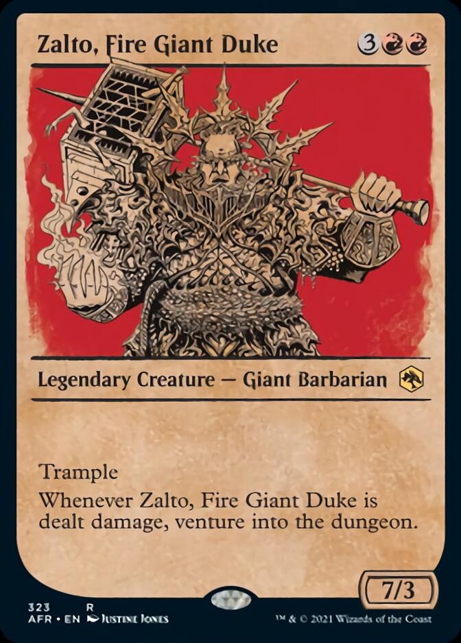 Zalto, Fire Giant Duke (Showcase) [Dungeons & Dragons: Adventures in the Forgotten Realms] | PLUS EV GAMES 