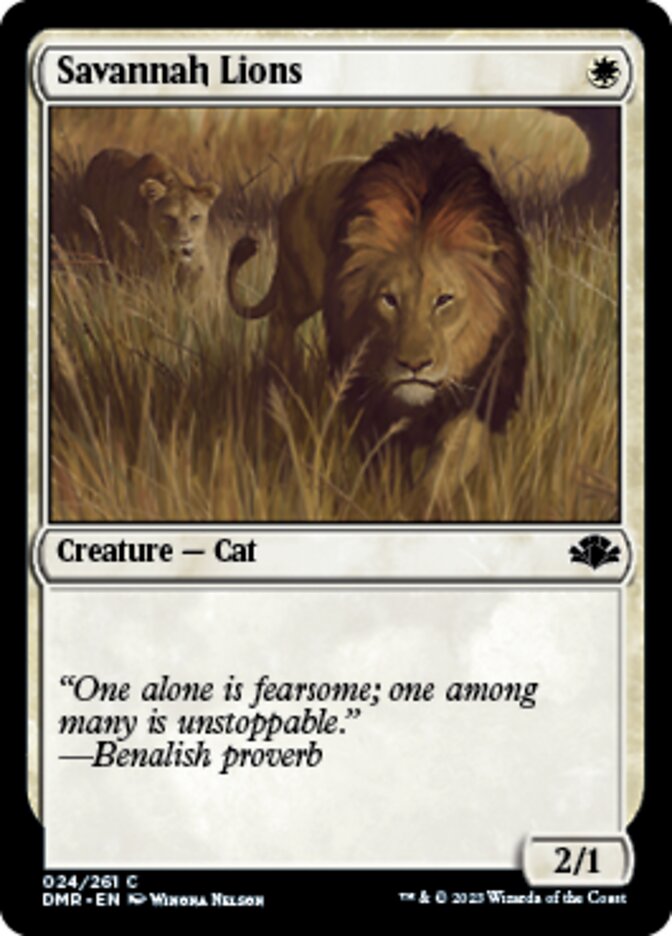 Savannah Lions [Dominaria Remastered] | PLUS EV GAMES 