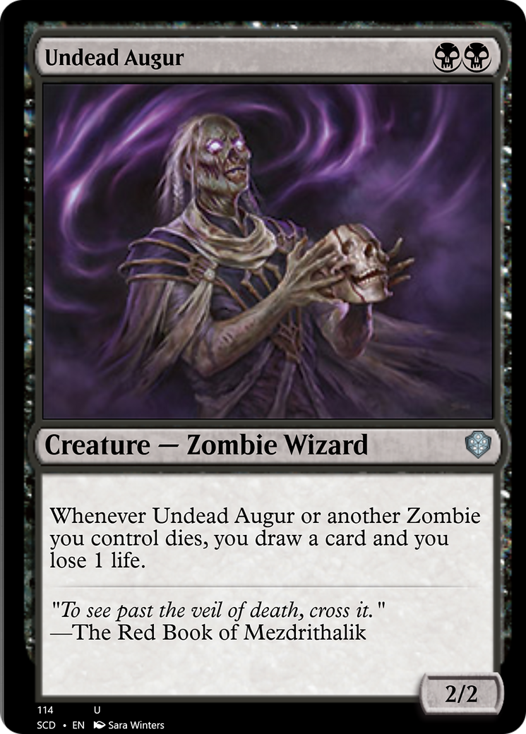 Undead Augur [Starter Commander Decks] | PLUS EV GAMES 