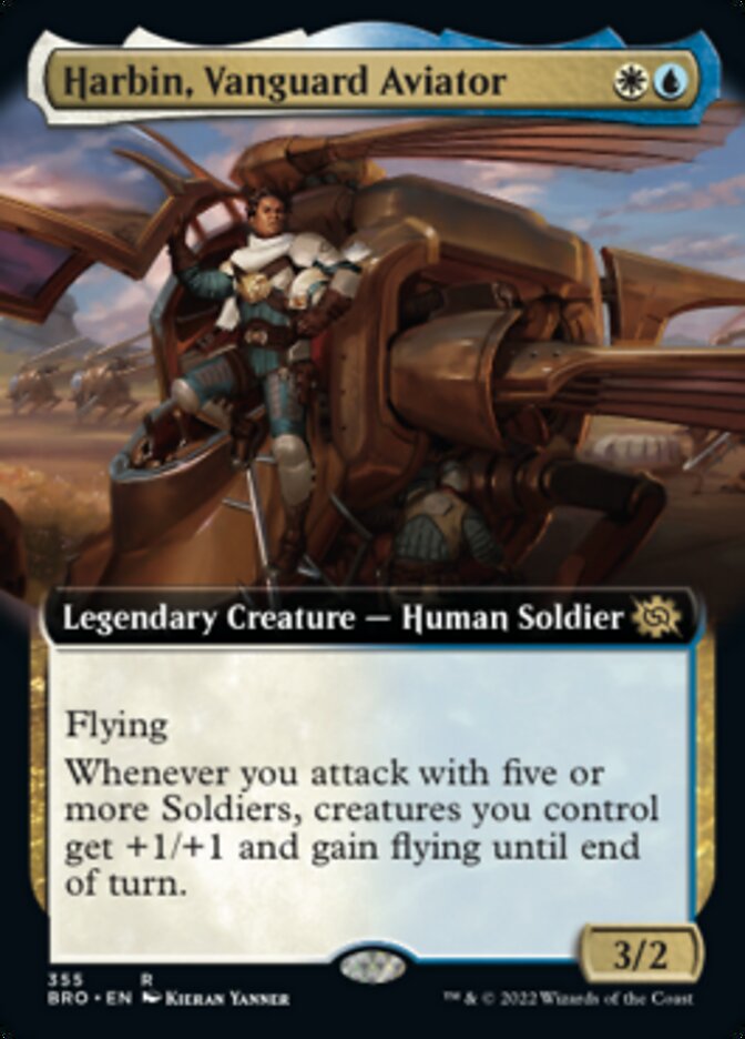 Harbin, Vanguard Aviator (Extended Art) [The Brothers' War] | PLUS EV GAMES 