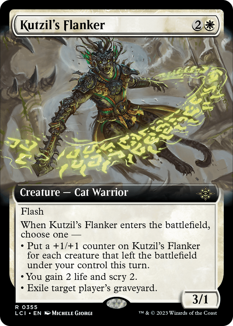 Kutzil's Flanker (Extended Art) [The Lost Caverns of Ixalan] | PLUS EV GAMES 