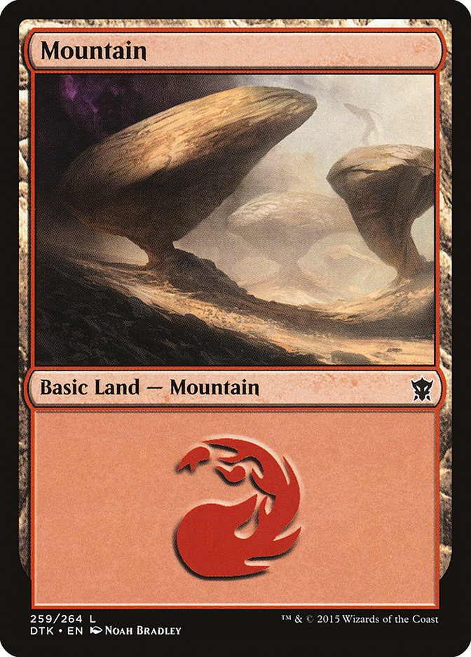 Mountain (259) [Dragons of Tarkir] | PLUS EV GAMES 