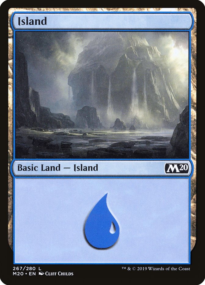 Island (267) [Core Set 2020] | PLUS EV GAMES 