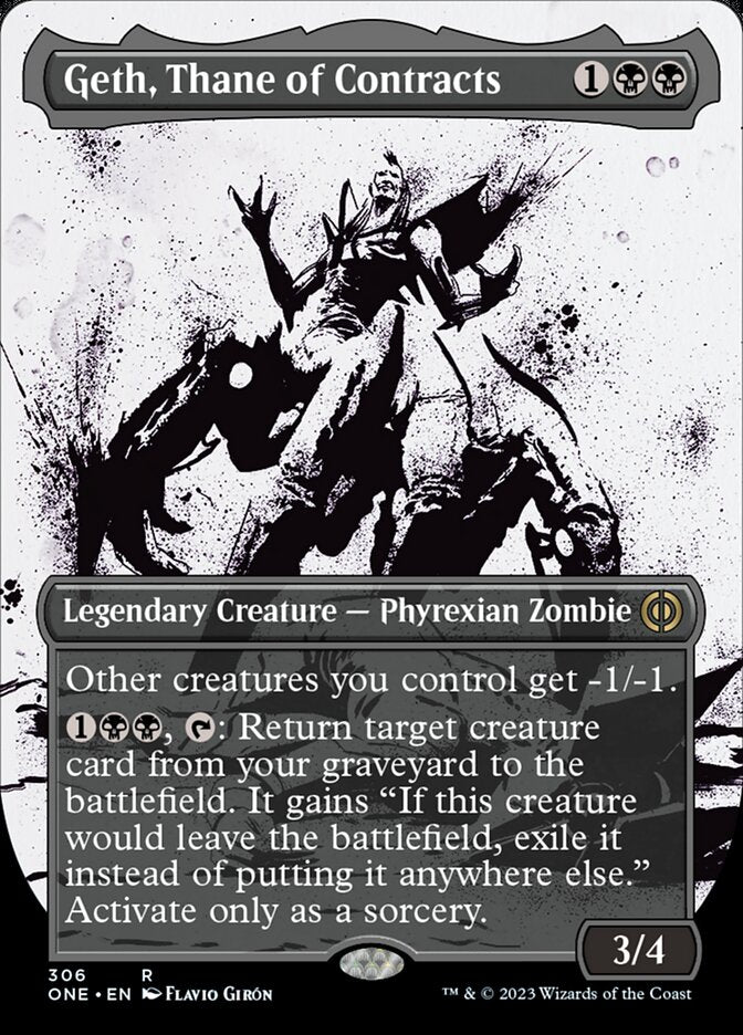 Geth, Thane of Contracts (Borderless Ichor) [Phyrexia: All Will Be One] | PLUS EV GAMES 