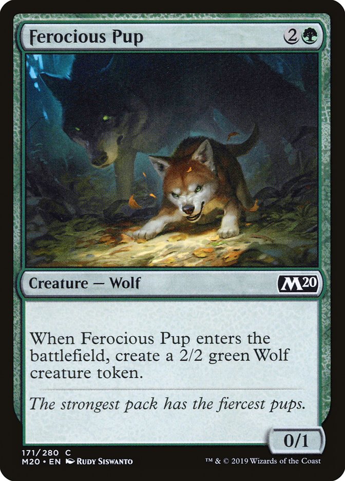 Ferocious Pup [Core Set 2020] | PLUS EV GAMES 