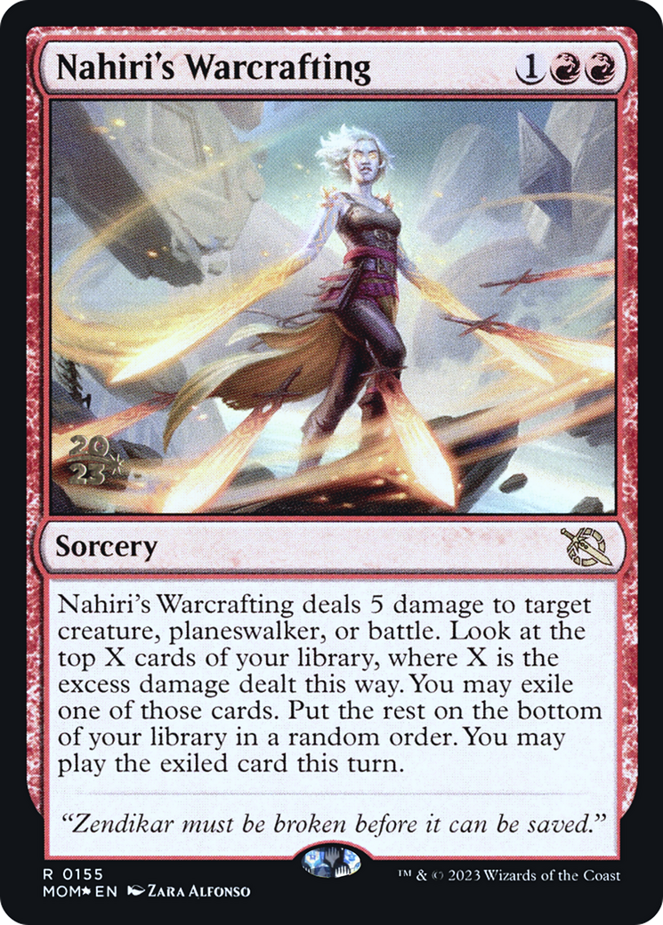 Nahiri's Warcrafting [March of the Machine Prerelease Promos] | PLUS EV GAMES 