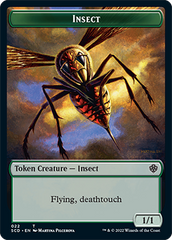 Insect // Cat Beast Double-Sided Token [Starter Commander Decks] | PLUS EV GAMES 