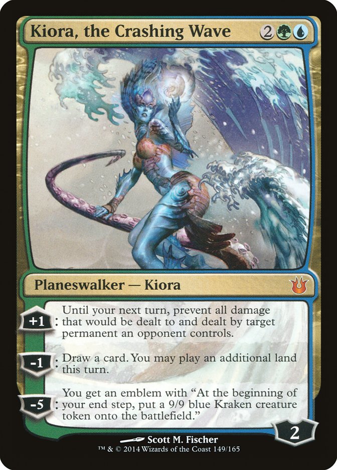 Kiora, the Crashing Wave [Born of the Gods] | PLUS EV GAMES 