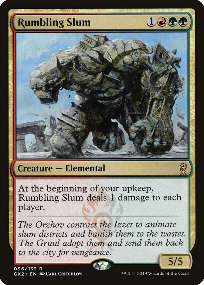 Rumbling Slum [Ravnica Allegiance Guild Kit] | PLUS EV GAMES 