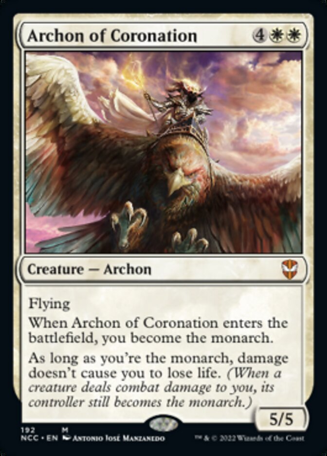 Archon of Coronation [Streets of New Capenna Commander] | PLUS EV GAMES 