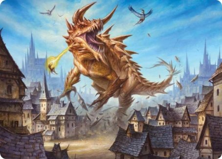 Tarrasque Art Card [Dungeons & Dragons: Adventures in the Forgotten Realms Art Series] | PLUS EV GAMES 