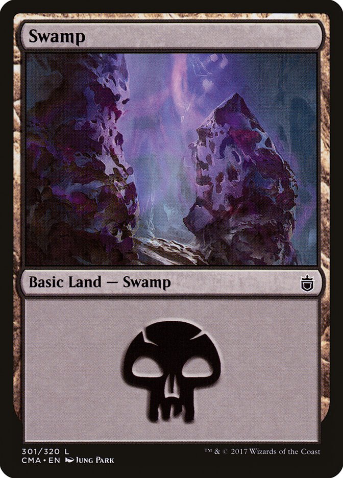 Swamp (301) [Commander Anthology] | PLUS EV GAMES 
