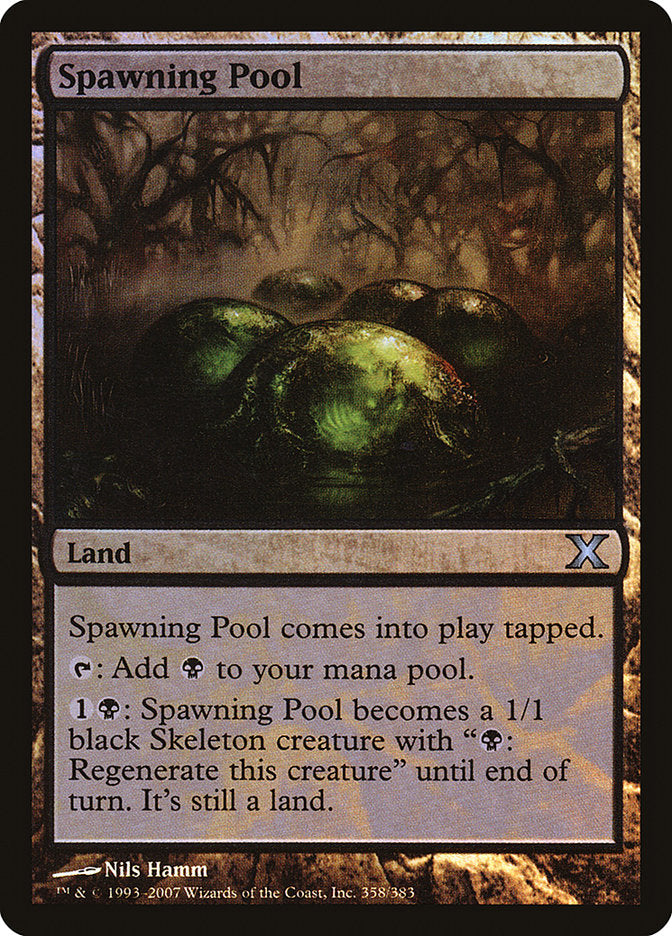 Spawning Pool (Premium Foil) [Tenth Edition] | PLUS EV GAMES 