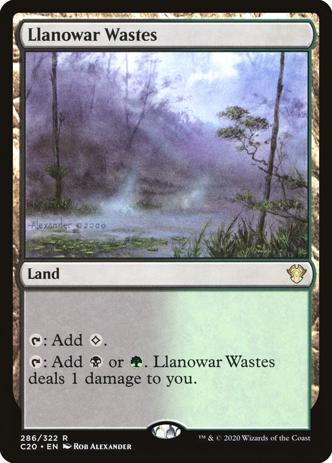 Llanowar Wastes [Commander 2020] | PLUS EV GAMES 