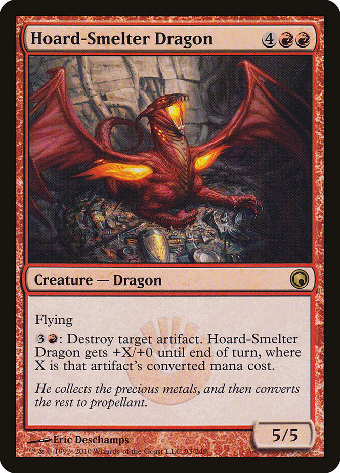 Hoard-Smelter Dragon [Scars of Mirrodin] | PLUS EV GAMES 