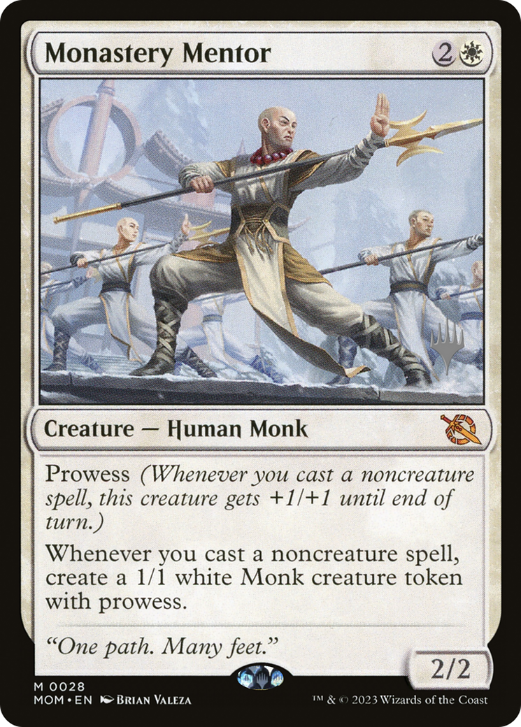 Monastery Mentor (Promo Pack) [March of the Machine Promos] | PLUS EV GAMES 
