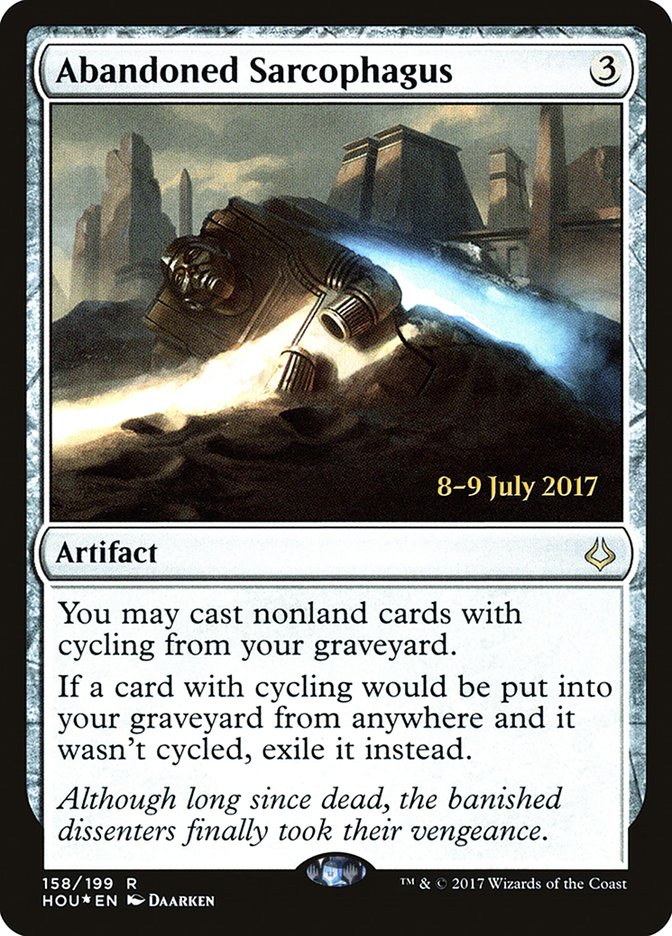 Abandoned Sarcophagus  [Hour of Devastation Prerelease Promos] | PLUS EV GAMES 