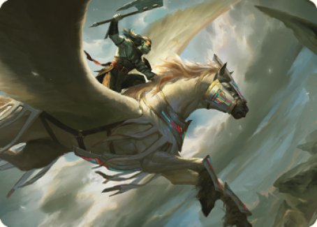 Cleaving Skyrider Art Card [Dominaria United Art Series] | PLUS EV GAMES 