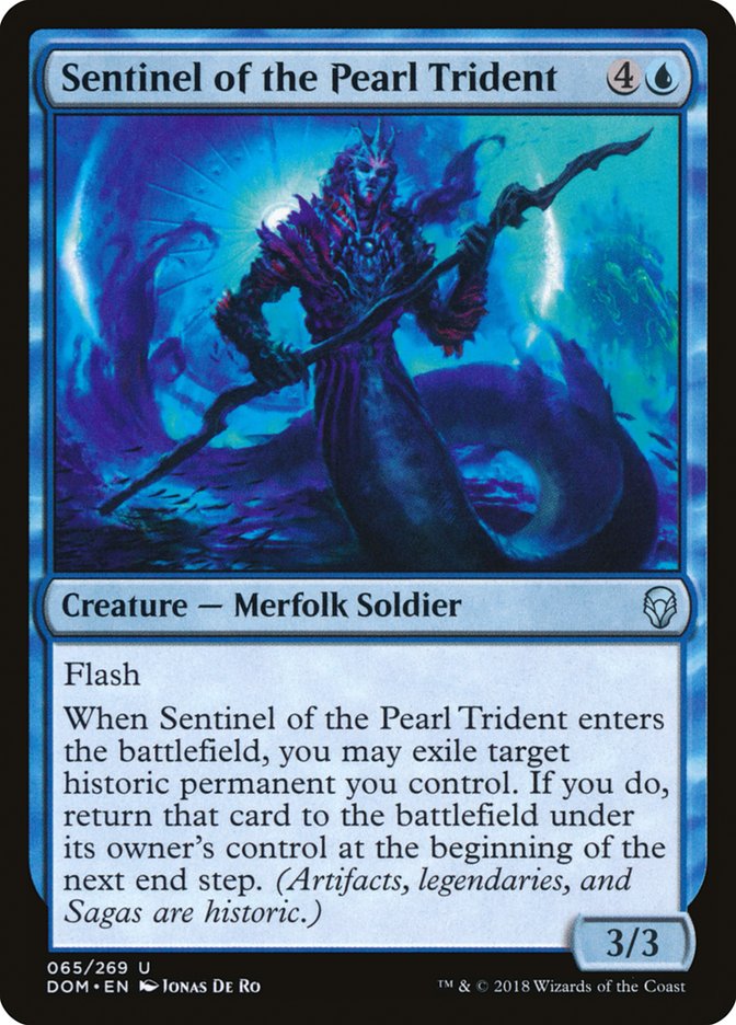 Sentinel of the Pearl Trident [Dominaria] | PLUS EV GAMES 