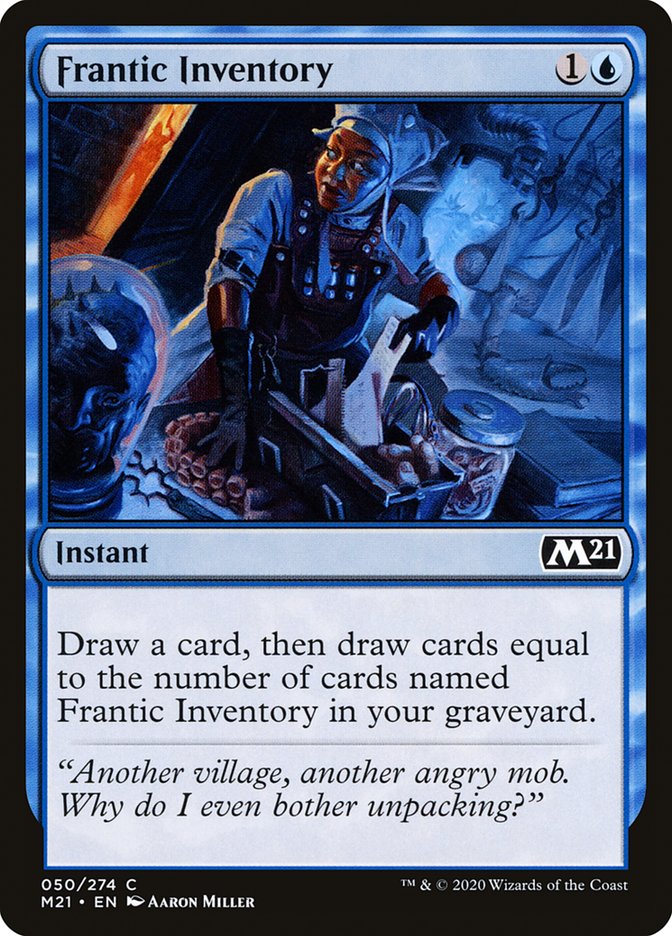 Frantic Inventory [Core Set 2021] | PLUS EV GAMES 