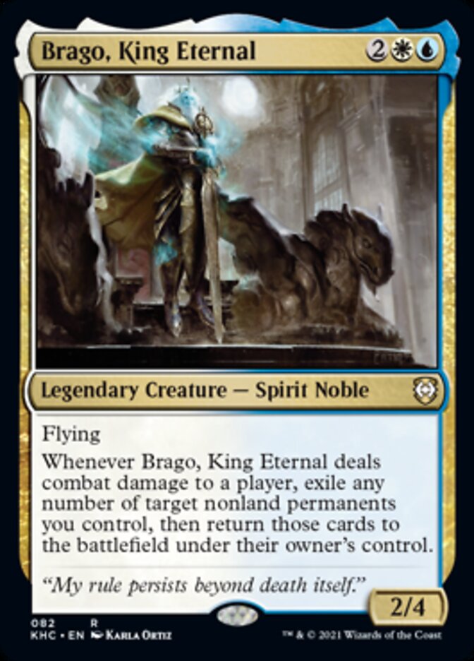 Brago, King Eternal [Kaldheim Commander] | PLUS EV GAMES 