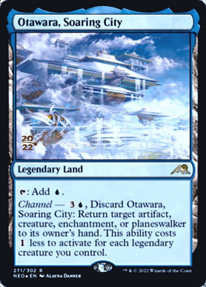 Otawara, Soaring City [Kamigawa: Neon Dynasty Prerelease Promos] | PLUS EV GAMES 