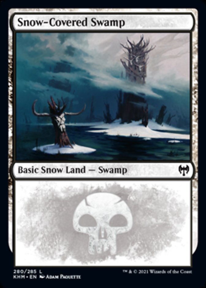 Snow-Covered Swamp (280) [Kaldheim] | PLUS EV GAMES 