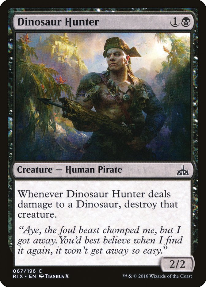 Dinosaur Hunter [Rivals of Ixalan] | PLUS EV GAMES 