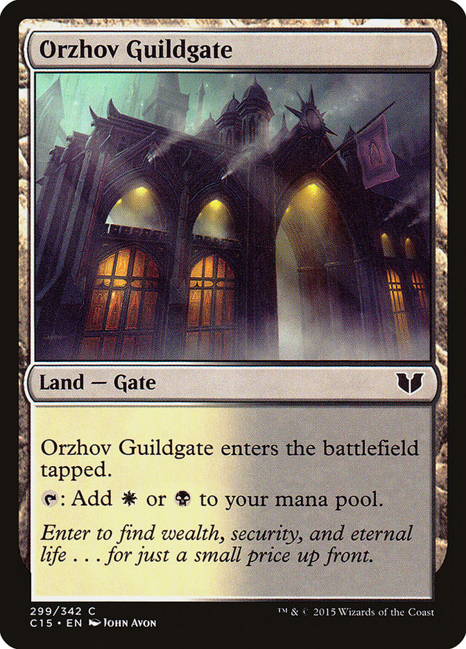 Orzhov Guildgate [Commander 2015] | PLUS EV GAMES 