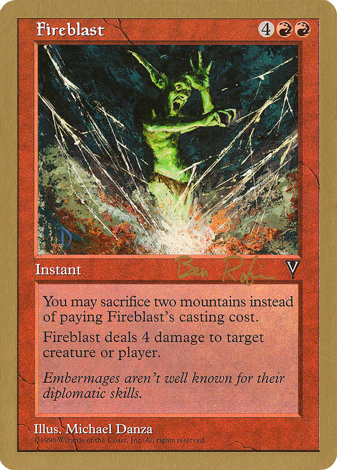 Fireblast (Ben Rubin) [World Championship Decks 1998] | PLUS EV GAMES 