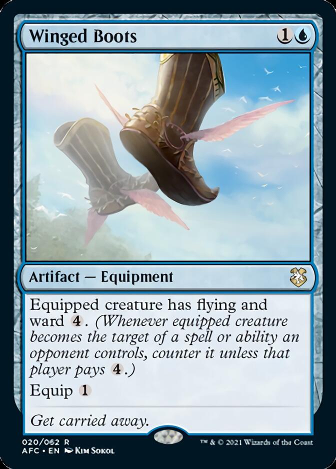 Winged Boots [Dungeons & Dragons: Adventures in the Forgotten Realms Commander] | PLUS EV GAMES 